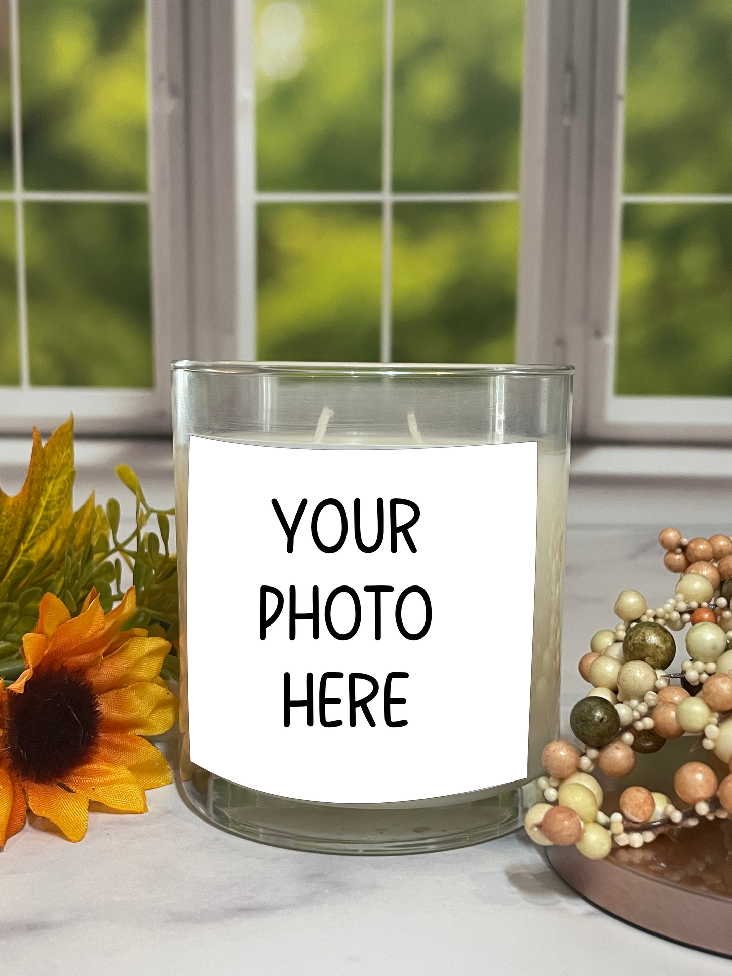 Customized Photo Candle