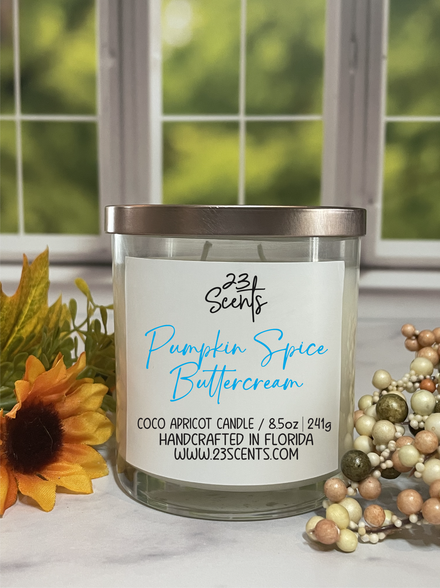 Pumpkin Spice Buttercream Candle